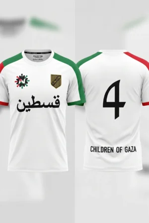 Palestinian Football Shirt <br> Red and Green
